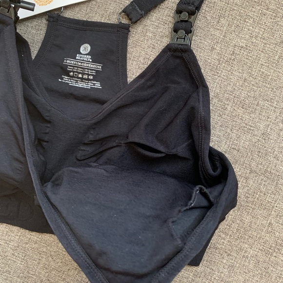 Kindred Bravely Black Nursing Bra Sublime® Hands-Free Pumping & Nursing Bra - Picture 11 of 12